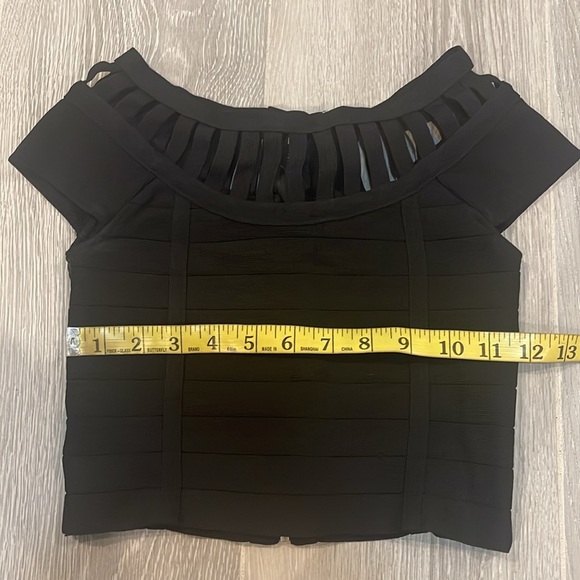 Bebe Vintage Black Blouse Size XS - Picture 4 of 12